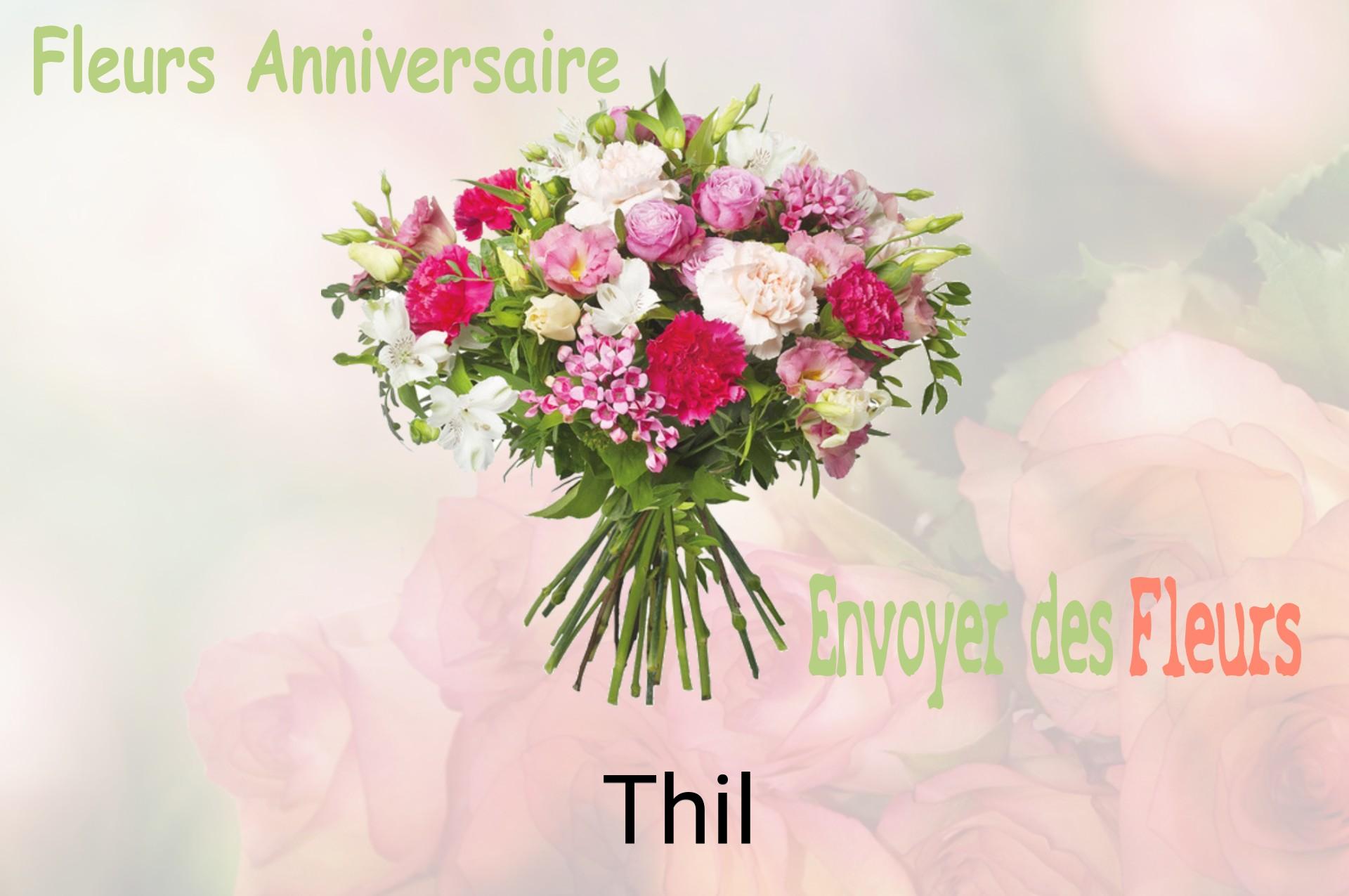 Bouquet de fleurs d’anniversaire livré à Thil