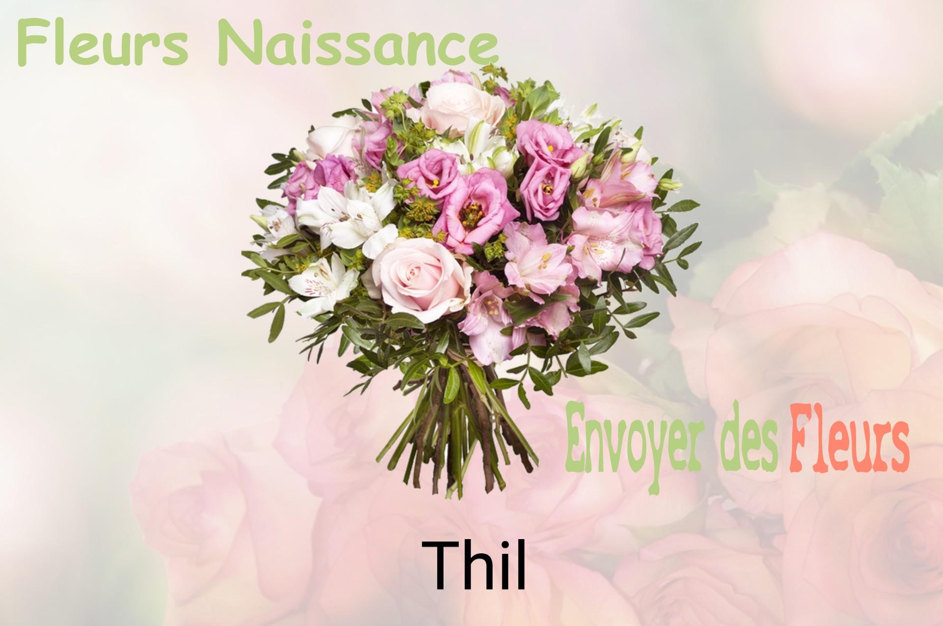 Bouquet de fleurs de naissance livré à Thil